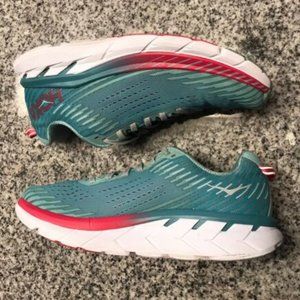 Hoka One One Clifton 5 Blue/Pink Running Shoes